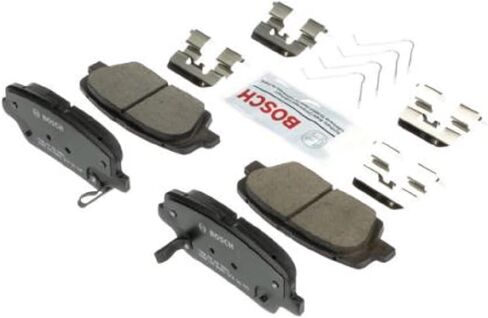 مجموعة وسادات فرامل قرص السيراميك الفاخرة من BOSCH BC1916 - متوافقة مع سيارات مختارة Hyundai Santa Fe وSanta Fe Sport وSanta Fe XL؛ مؤخرة in Saudi Arabia