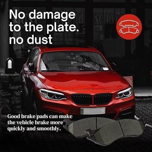 Ceramic Brake Pads Front and Rear Fit for Nissan NV1500/NV2500/NV3500 2012-2021, NISSAN TITAN XD 2016-2022 in Kuwait