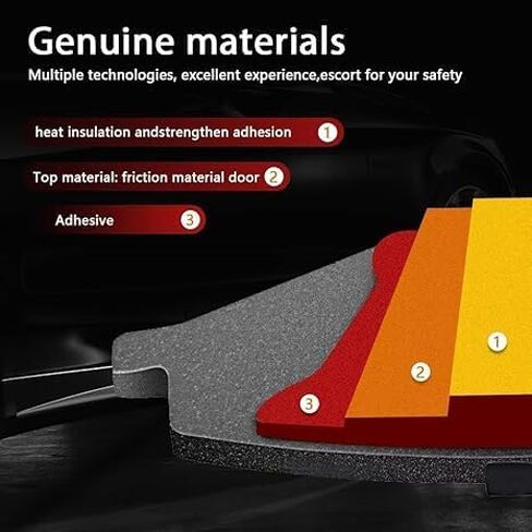 Ceramic Brake Pads Front and Rear Fit for Nissan NV1500/NV2500/NV3500 2012-2021, NISSAN TITAN XD 2016-2022 in Kuwait