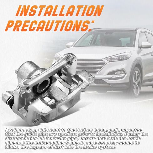 مجموعة فرجار الفرامل مع دعامة مناسبة لسيارة Hyundai Tucson 2010-2015؛ كيا سبورتاج 2011-2016 (جانب السائق الخلفي) in Saudi Arabia