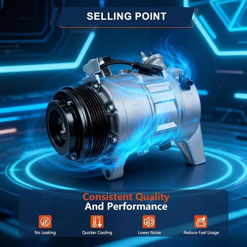 ضاغط مكيف هواء 22931654 متوافق مع شيفروليه ترافيرس 2013-2020؛ متوافق مع جي إم سي أكاديا 2013-2017، أكاديا المحدودة 2017 استبدال # 23499392 23229830 in Kuwait