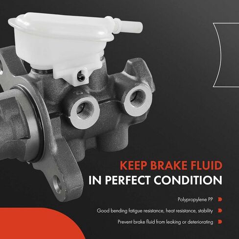 A-Premium Brake Master Cylinder with Reservoir and Cap Compatible with Ford Vehicles - Focus 2009, Non-ABS Breaks in Saudi Arabia