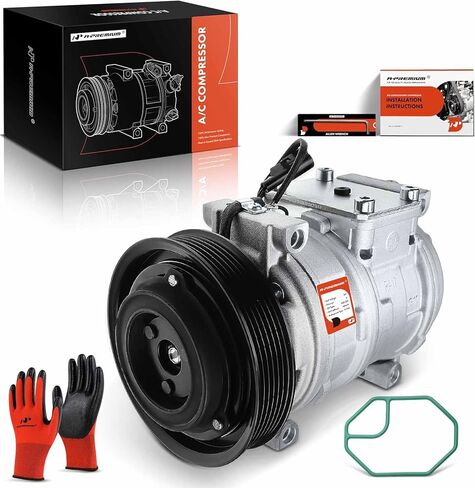 A-Premium Air Conditioner AC Compressor with Clutch Compatible with Jeep Grand Cherokee 4.0L 1993-1997, with 10PA17C Compressor in Saudi Arabia