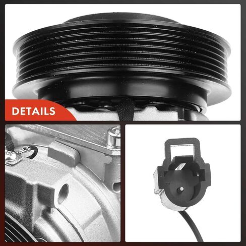 A-Premium Air Conditioner AC Compressor with Clutch Compatible with Jeep Grand Cherokee 4.0L 1993-1997, with 10PA17C Compressor in Saudi Arabia