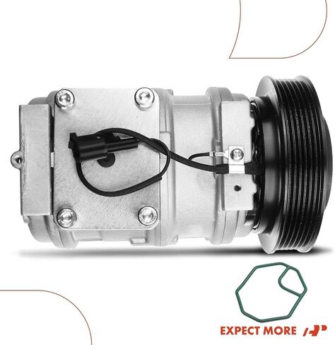 A-Premium Air Conditioner AC Compressor with Clutch Compatible with Jeep Grand Cherokee 4.0L 1993-1997, with 10PA17C Compressor in Saudi Arabia