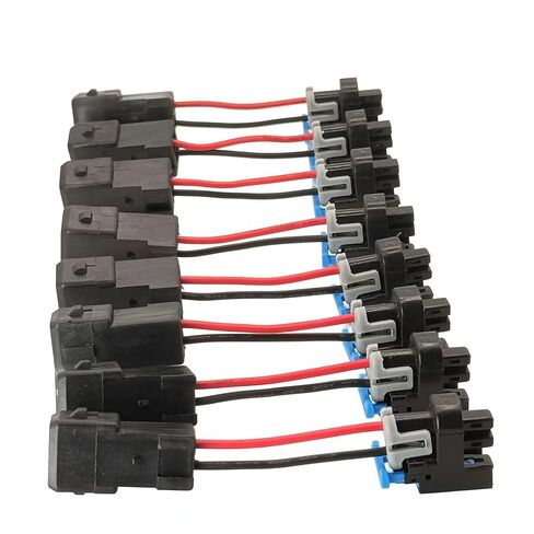 Fuel Injector Adapter EV1 Harness to Mini-Delphi/Multec 2, Replace 17113553 25317628, Compatible with GM LS Truck 4.8 5.3 6.0 LQ4 LQ9 LR4 LM7 LM4 L33 Silverado Sierra Tahoe Yukon Suburban in Saudi Arabia