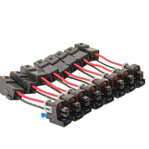 Fuel Injector Adapter EV1 Harness to Mini-Delphi/Multec 2, Replace 17113553 25317628, Compatible with GM LS Truck 4.8 5.3 6.0 LQ4 LQ9 LR4 LM7 LM4 L33 Silverado Sierra Tahoe Yukon Suburban in Saudi Arabia