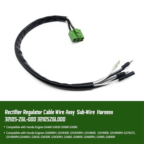 32105-Z6L-000 Sub-Wire Harness Compatible with Honda GX440 GX630 GX660 GX690 Replace 32105Z6L000 in Kuwait