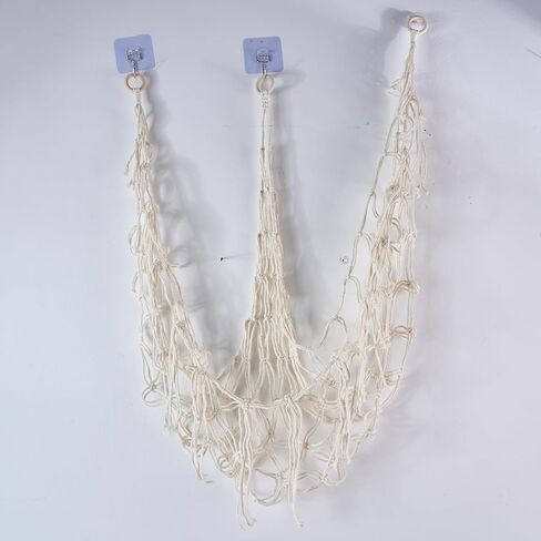 Macrame Wall Hanging with Tassels, Boho Decor with Gold Star Accents in Saudi Arabia