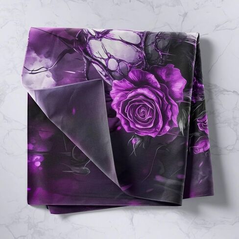 Erosebridal Sugar Skull Large 59X82 Tapestry For Kids Adults Room Decor,Purple Rose Flowers Tapestries Goth Skull Tapestry Wall Hanging Skeleton Bones Floral Wall Art Decor For Bedroom in Saudi Arabia