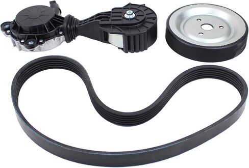 Accessory Drive Belt Tensioner Assembly w/Idler Wheel Engine Water Pump Pulley and Serpentine Belt for Mini Cooper Countryman Paceman 1.6L in Saudi Arabia