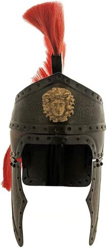 Red Plumed Brass Finished Wearable Replica Roman Centurion Helmet in Kuwait
