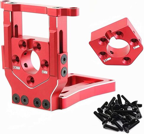 Aluminum X-Maxx Motor Mount for 1/5 X-Maxx 6S 8S,1/6 XRT 8S RC Car Upgrades Part, Replacement of # 7760 (Red) in Kuwait