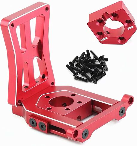 Aluminum X-Maxx Motor Mount for 1/5 X-Maxx 6S 8S,1/6 XRT 8S RC Car Upgrades Part, Replacement of # 7760 (Red) in Kuwait