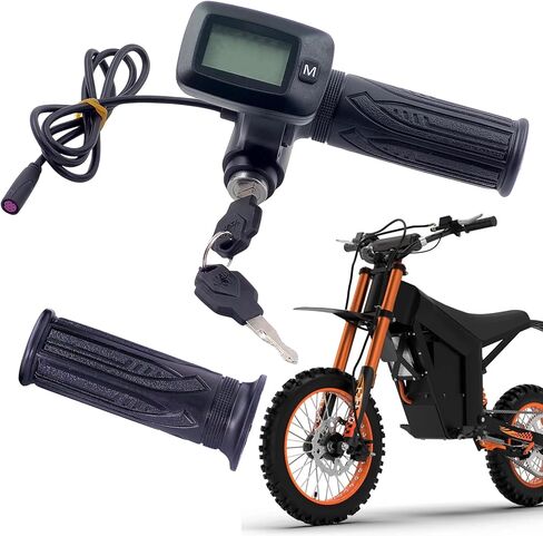 شاشة عرض مدمجة مع زر مفتاح M فقط بديل يناسب الدراجة الترابية الكهربائية Tuttio Soleil01، دراجة نارية كهربائية 48 فولت، لاحظ أن هذا الزر مع M غير متوافق مع الزر الذي لا يحتوي على M in Kuwait