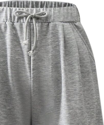 Nivne Tco Tween Girls Sweatpants Set Casual 2 Pack Baggy Wide Leg Trousers Bowknot Decor Elastic Waist Pants in Kuwait