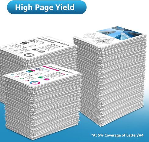 خرطوشة حبر بديلة متوافقة لحبر Primera 53606 53601 53602 53603 53604 مع طابعات سلسلة Primera Bravo 4100 (4 عبوات، 1 أسود/1 سماوي/1 أرجواني/1 أصفر) in Kuwait