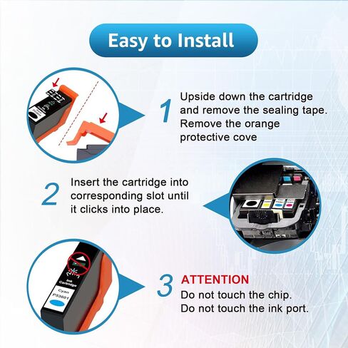 خرطوشة حبر بديلة متوافقة لحبر Primera 53606 53601 53602 53603 53604 مع طابعات سلسلة Primera Bravo 4100 (4 عبوات، 1 أسود/1 سماوي/1 أرجواني/1 أصفر) in Kuwait