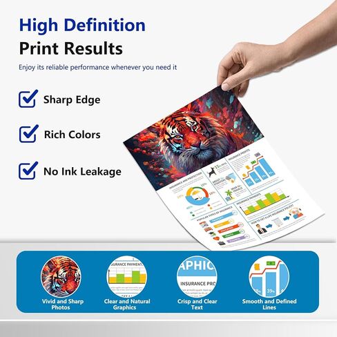 LC3017 Ink Cartridges High Yield Color Ink 5-Pack Replacement for Brother LC3017 XL Ink Cartridges Work with MFC-J5330DW MFC-J6530DW MFC-J6730DW MFC-J6930DW (LC3017BK/LC3017C/LC3017M/LC3017Y) in Kuwait