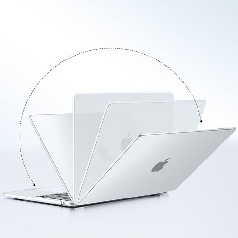 G JGOO متوافق مع حافظة MacBook Neo مقاس 13 بوصة إصدار 2026 موديل A3404، حافظة صلبة واقية للكمبيوتر المحمول من البلاستيك الشفاف مع غطاء لوحة مفاتيح وواقي شاشة in Kuwait