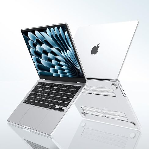 G JGOO متوافق مع حافظة MacBook Neo مقاس 13 بوصة إصدار 2026 موديل A3404، حافظة صلبة واقية للكمبيوتر المحمول من البلاستيك الشفاف مع غطاء لوحة مفاتيح وواقي شاشة in Kuwait