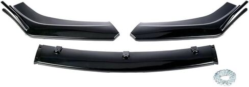 Front Bumper Lip Splitter Spoiler Glossy Black Fit for Chevy Malibu 2016-2018 in Kuwait