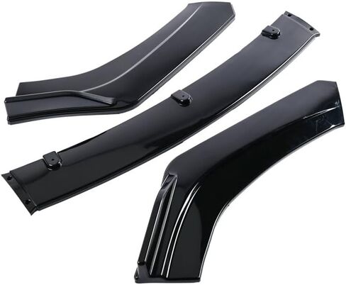 Front Bumper Lip Splitter Spoiler Glossy Black Fit for Chevy Malibu 2016-2018 in Kuwait
