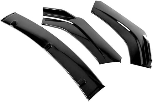 Front Bumper Lip Splitter Spoiler Glossy Black Fit for Chevy Malibu 2016-2018 in Kuwait