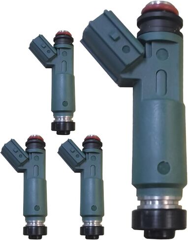 23250-22040 حاقن الوقود 12 فتحة متوافقة مع 2000-2004 تويوتا كورولا 1.8 لتر، لسيارة 2000-2002 شيفروليه بريزم 1.8 لتر، لسيارة تويوتا ماتريكس 1.8 لتر 2003-2006، استبدال # 23250-0D040، مجموعة من 4 in Kuwait