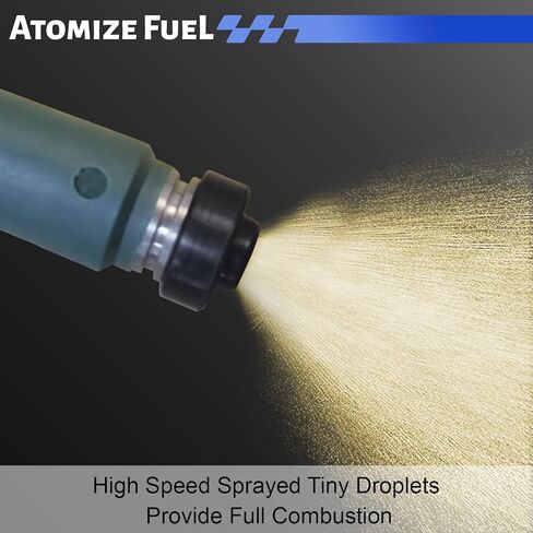 23250-22040 حاقن الوقود 12 فتحة متوافقة مع 2000-2004 تويوتا كورولا 1.8 لتر، لسيارة 2000-2002 شيفروليه بريزم 1.8 لتر، لسيارة تويوتا ماتريكس 1.8 لتر 2003-2006، استبدال # 23250-0D040، مجموعة من 4 in Kuwait