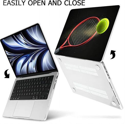 متوافق مع جهاز MacBook Air مقاس 15.3 بوصة، حافظة صلبة مع غطاء لوحة مفاتيح وواقي شاشة (A2941، M2 Chip / A3114، M3 Chip / A3241، M4 Chip، إصدار 2023-2025) - Tennis MC23292 in Kuwait