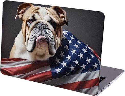 Compatible with MacBook Air 15.3-inch, Hard Shell Case with Keyboard Cover and Screen Protector (A2941, M2 Chip / A3114, M3 Chip / A3241, M4 Chip, 2023-2025 Release) - English Bulldog MC22914 in Saudi Arabia