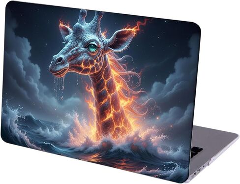 متوافق مع جهاز MacBook Air مقاس 15.3 بوصة، حافظة صلبة مع غطاء لوحة مفاتيح وواقي شاشة (A2941، M2 Chip / A3114، M3 Chip / A3241، M4 Chip، إصدار 2023-2025) - الزرافات MC22445 in Kuwait