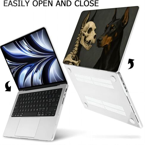 متوافق مع جهاز MacBook Pro مقاس 16 بوصة، حافظة صلبة مع غطاء لوحة مفاتيح وواقي شاشة (A2141، إصدار 2020 2019) - Dobermann MC22879 in Kuwait