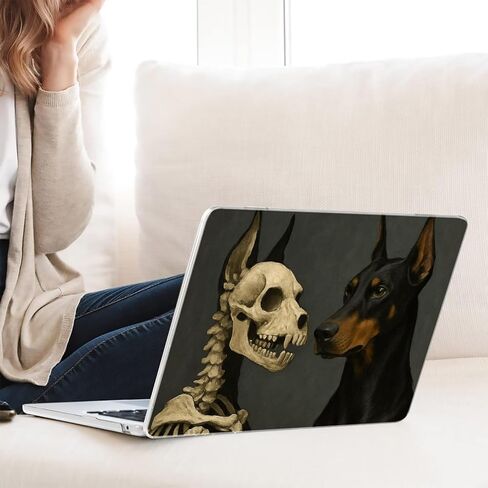 متوافق مع جهاز MacBook Pro مقاس 16 بوصة، حافظة صلبة مع غطاء لوحة مفاتيح وواقي شاشة (A2141، إصدار 2020 2019) - Dobermann MC22879 in Kuwait