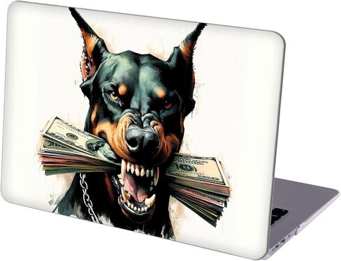 متوافق مع جهاز MacBook Pro مقاس 16 بوصة، حافظة صلبة مع غطاء لوحة مفاتيح وواقي شاشة (A2141، إصدار 2020 2019) - Dobermann MC22879 in Kuwait
