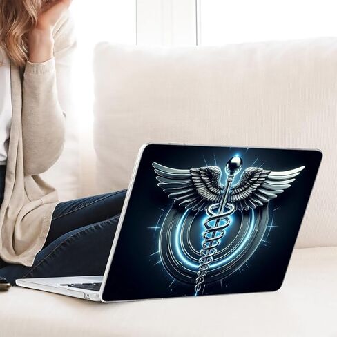 Compatible with MacBook Pro 16-inch, Hard Shell Case with Keyboard Cover and Screen Protector (A2485, M1 / A2780 M2 / A2991 M3 / A3403 A3186 M4, 2021-2025 Release) - Caduceus MC23371 in Saudi Arabia