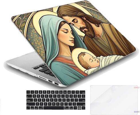 متوافق مع جهاز MacBook Pro مقاس 16 بوصة، حافظة صلبة مع غطاء لوحة مفاتيح وواقي شاشة (A2485، M1 / ​​A2780 M2 / A2991 M3 / A3403 A3186 M4، إصدار 2021-2025) - Christ MC22742 in Saudi Arabia