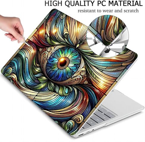 Compatible with Surface Laptop 5/4/3 13.5 inch, Hard Shell Case with Keyboard Cover and Screen Protector (Models:1951&1868, 2022 2021 2019 Release) - Eyes MC22705 in Saudi Arabia