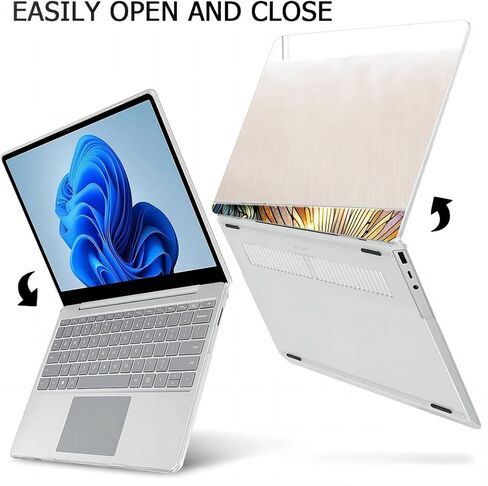 Compatible with Surface Laptop 5/4/3 13.5 inch, Hard Shell Case with Keyboard Cover and Screen Protector (Models:1951&1868, 2022 2021 2019 Release) - Eyes MC22705 in Saudi Arabia