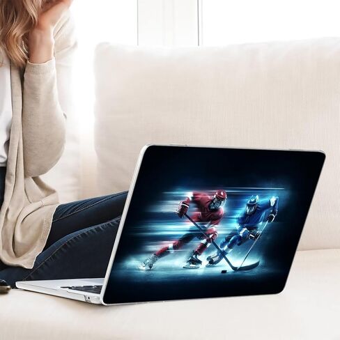 Compatible with MacBook Pro 16-inch, Hard Shell Case with Keyboard Cover and Screen Protector (A2485, M1 / A2780 M2 / A2991 M3 / A3403 A3186 M4, 2021-2025 Release) - Hockey MC22289 in Saudi Arabia