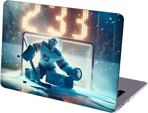 Compatible with MacBook Pro 16-inch, Hard Shell Case with Keyboard Cover and Screen Protector (A2485, M1 / A2780 M2 / A2991 M3 / A3403 A3186 M4, 2021-2025 Release) - Hockey MC22289 in Saudi Arabia