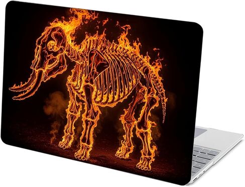 Compatible with Surface Laptop Go 2/1 12.4 inch, Hard Shell Case with Keyboard Cover and Screen Protector (Models:2013&1943, 2022 2020 Release) - Elephant Skeleton MC22331 in Saudi Arabia