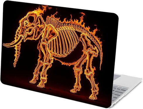 Compatible with Surface Laptop Go 2/1 12.4 inch, Hard Shell Case with Keyboard Cover and Screen Protector (Models:2013&1943, 2022 2020 Release) - Elephant Skeleton MC22331 in Saudi Arabia
