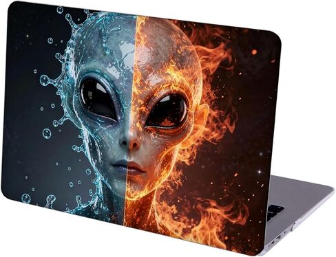 متوافق مع جهاز MacBook Air مقاس 15.3 بوصة، حافظة صلبة مع غطاء لوحة مفاتيح وواقي شاشة (A2941، M2 Chip / A3114، M3 Chip / A3241، M4 Chip، إصدار 2023-2025) - Aliens MC22412 in Saudi Arabia
