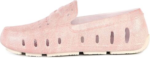 Floafers Unisex Prodigy Driver Print (Toddler/Little Kid/Big Kid), Pink Denim/Bright White, 9, Medium in Kuwait