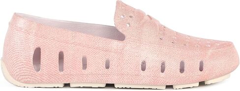 Floafers Unisex Prodigy Driver Print (Toddler/Little Kid/Big Kid), Pink Denim/Bright White, 9, Medium in Kuwait