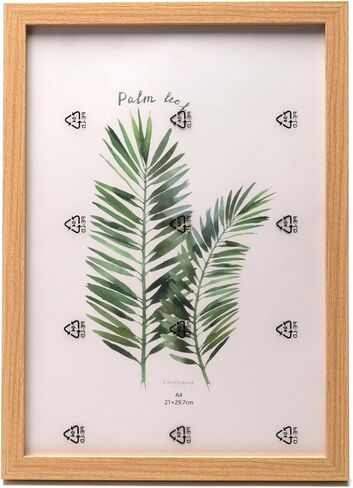 A4 Picture Frame for Wall|Photo Frame for Wall Photo Display, Gallery Wall or Photo Wall Arrangements | Standard A4 Frame Available in Black, White, Wood Colors (Natural wood, 8x12) in Saudi Arabia