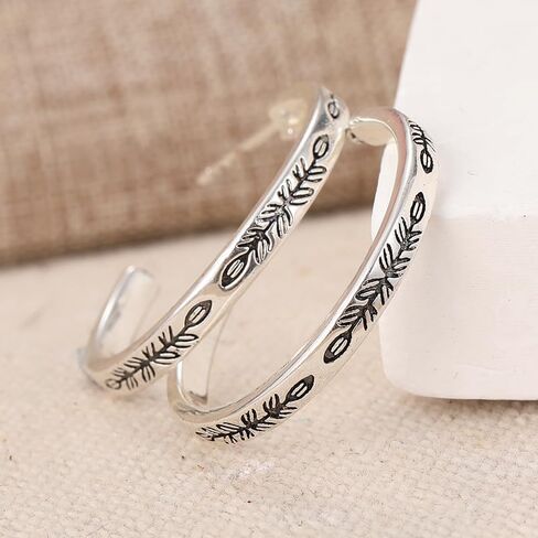 Hoop Earrings, Handmade Jewelry, Hypoallergenic Jewelry Gifts for Her, Stamped Everyday Earrings in Saudi Arabia