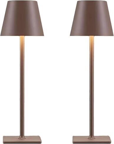 2 Pack Cordless Table Lamp-5500mAh Rechargeable Lamp,Waterproof Led Table Lights for Outdoor Patio/Restaurant/Dinner Table/Kitchen Counter/Dining,Mini Rechargable Battery Operated Tabletop Lamps in Saudi Arabia
